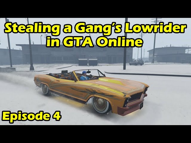 Stealing a Gang's Lowrider in GTA Online | GTA The Contract Story EP 4