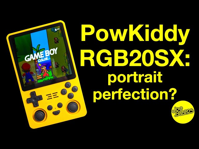 POWKIDDY RGB20SX - 1:1 Screen, Portrait Form Factor - Better Than RGB30?