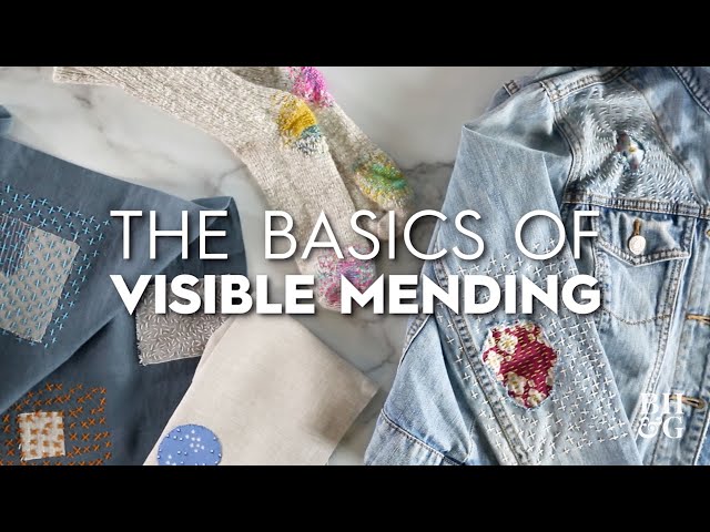 Learn The Basics of Visible Mending | Made by Me | Better Homes & Gardens