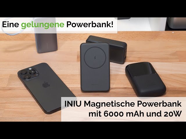 INIU MagSafe Powerbank mit 6000 mAh im Test, eine gelungene Powerbank fürs iPhone!