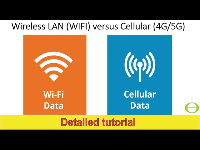What is the difference between WiFi and cellular communications? Detailed tutorial.