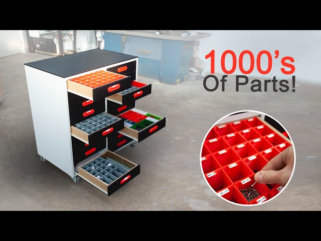 Building The Ultimate assortment Cabinet! - 3D Printed assortment boxes!