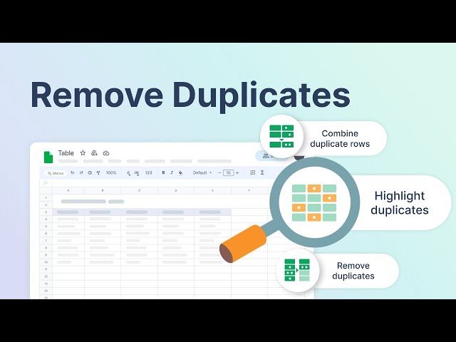 Remove Duplicates for Google Sheets: 6 awesome tools in one suite