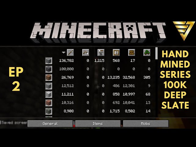 Grandpa Plays Minecraft - HAND MINED SERIES 100K DEEPSLATE UPDATE (Minecraft Episode #2)