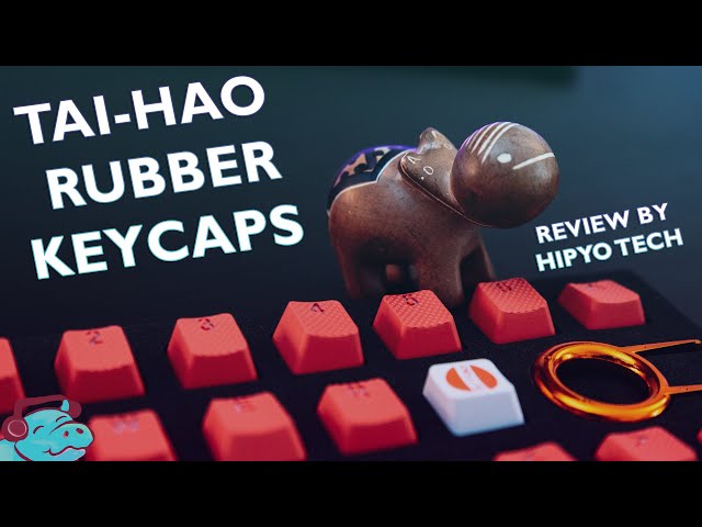 The best keycaps for gaming? - Rubber Keycaps Review ASMR