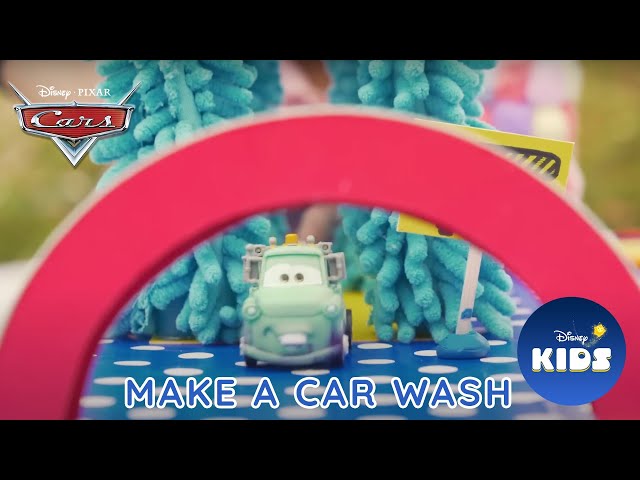 Make A Disney Pixar Cars Inspired Car Wash | Disney Kids #ADVERT