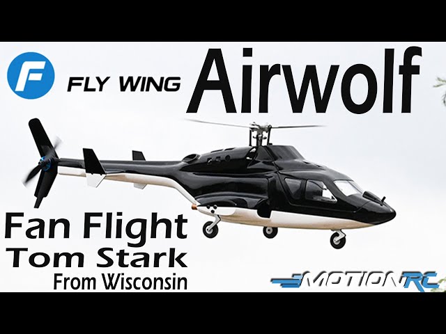 Fly Wing Airwolf Flown By Tom Stark At WFAEFI | Fan Flight | Motion RC