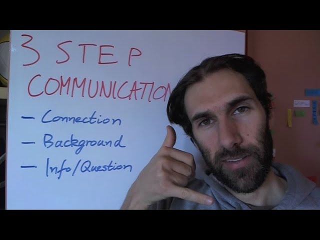 Aperger Tips: 3 Step Communication