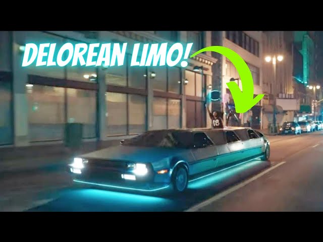 Delorean Limo Super Bowl Commercial Behind the Scenes