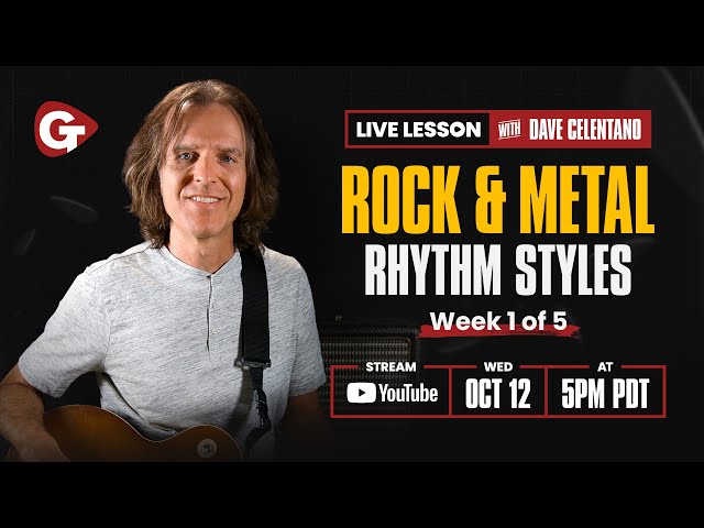 Rock And Metal Rhythm Styles - Week 1 of 5 | Guitar Tricks