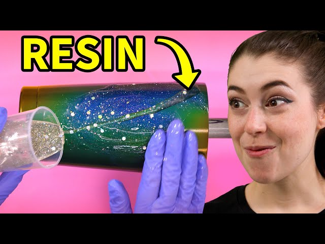 Husband & Wife Make a Resin Tumbler for the First Time