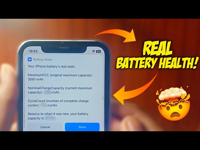 Check iPhone Real Battery Health & Battery Cycle on iOS 17 in 2024