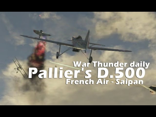 Pallier's D.500 French Air at Saipan