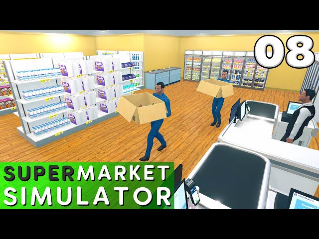 Supermarket Simulator - Ep. 8 - 2 NEW Licenses & Not Enough Money