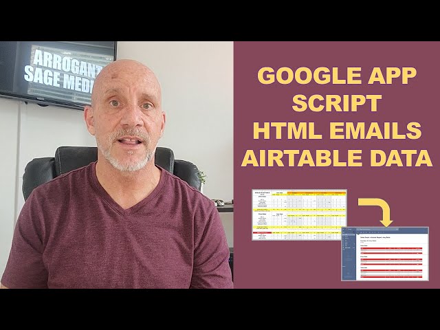 How to Send HTML Email from Google App Scripts. Line by line code walk-thru
