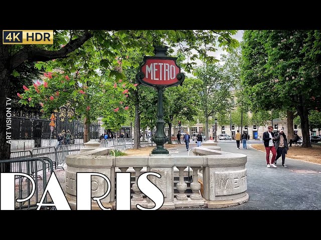 🇫🇷[PARIS 4K] WALK IN PARIS "1 HOUR  CHAMPS-ÉLYSÉES WALK" (4K60 FPS VERSION) 14/MAY/2024
