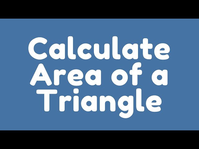 How to calculate Area of Triangle through a Java program?