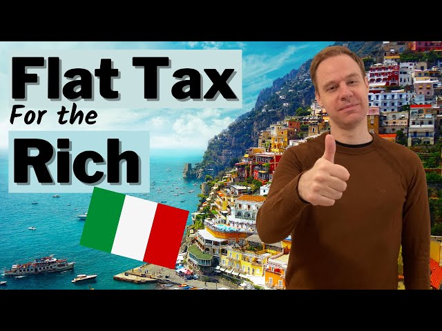 Italy: Flat TAX for HIGH Income Earners 🇮🇹