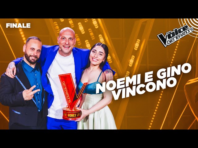 Noemi e Gino vincono la prima edizione di The Voice Generations