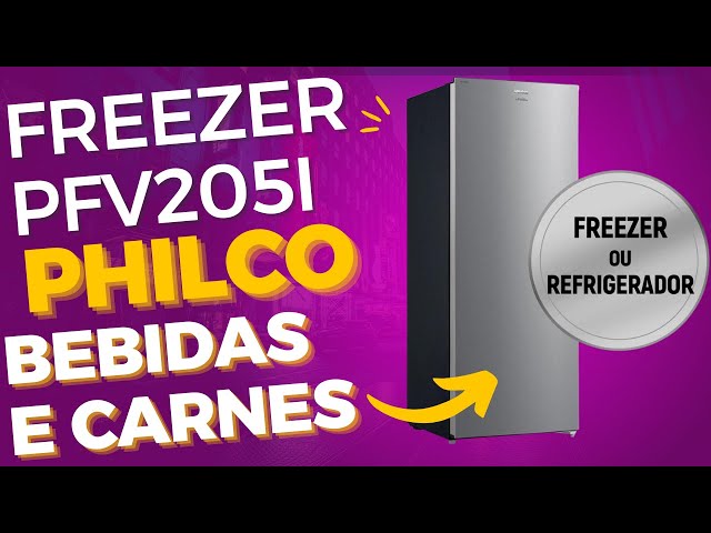 Freezer Philco PFV205I Vertical Inox Premium 201L