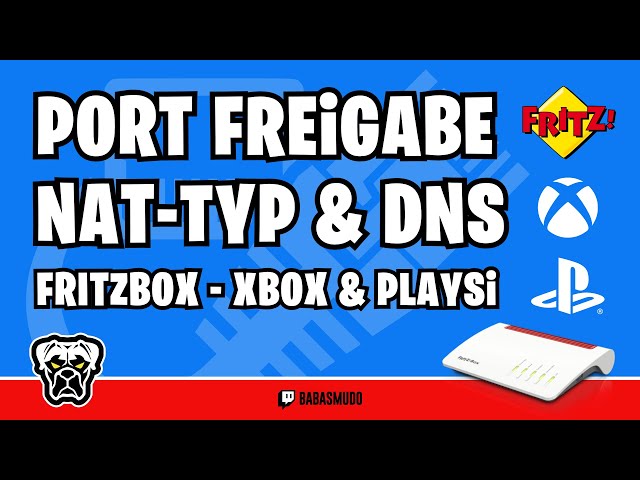 FritzBox | DNS Boost, Port Sharing & NAT Type Open | Xbox & PlayStation PS4, PS5 | Better PING!