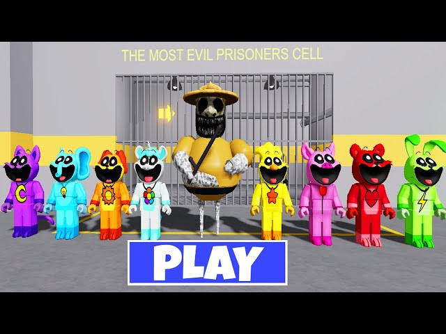 ZOONOMALY BARRY'S PRISON RUN VS SMILING CRITTERS - Walkthrough FUll Gameplay #obby #roblox