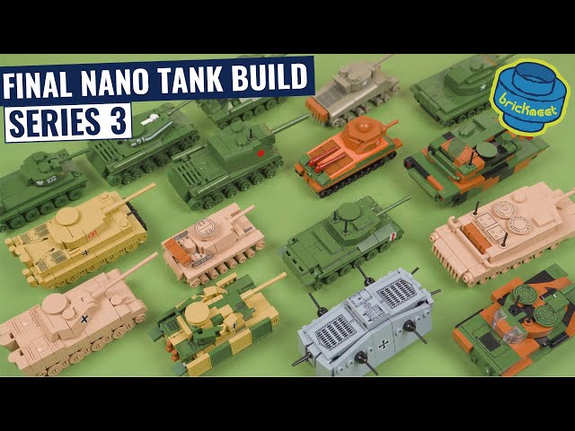 The End? Or Will There Be More COBI WW2 Nano Tanks? - SERIES 3  (Speed Build Review)