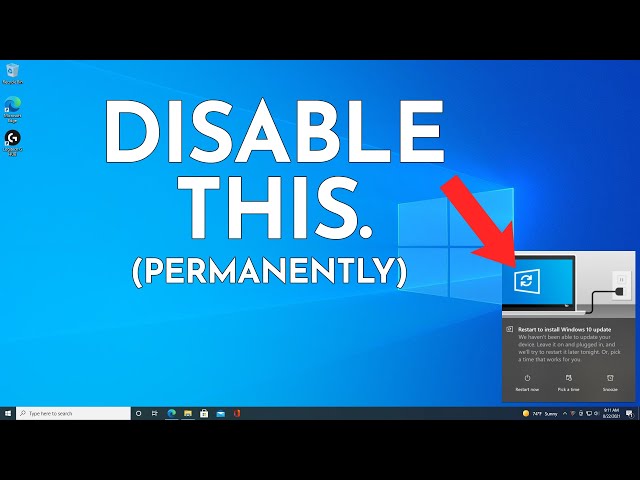 Disable Windows 10 Update Permanently! (Easy Guide)