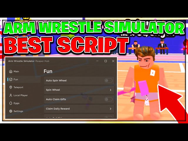 Arm Wrestle Simulator Script/Hack (INF WINS, AUTO BICEP & More!)