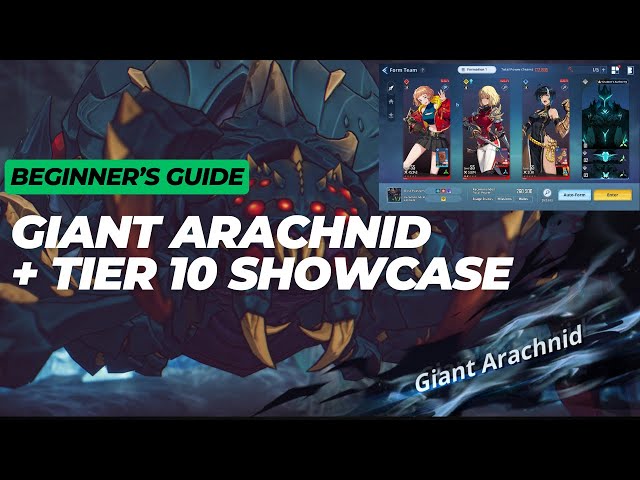 [Solo Leveling: Arise] Giant Arachnid | Beginner's Guide | Tier 10 Showcase | Start Getting Helmets!