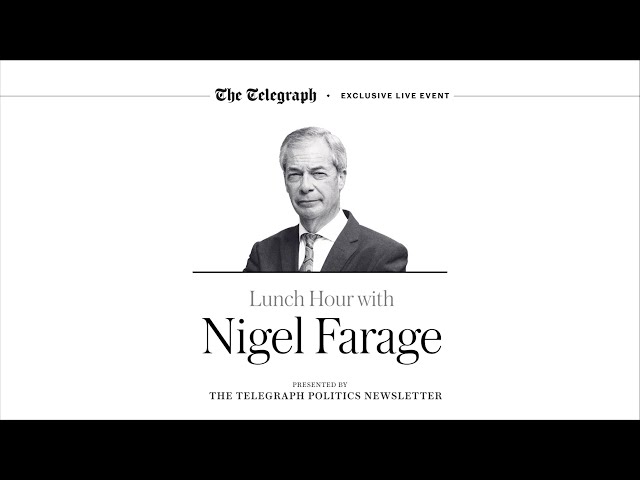 In full: Lunch Hour with Nigel Farage | Exclusive Interview