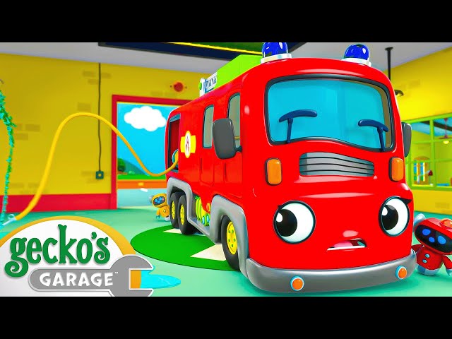 Fire Truck Fun | Gecko's Garage | Cartoons For Kids | Toddler Fun Learning