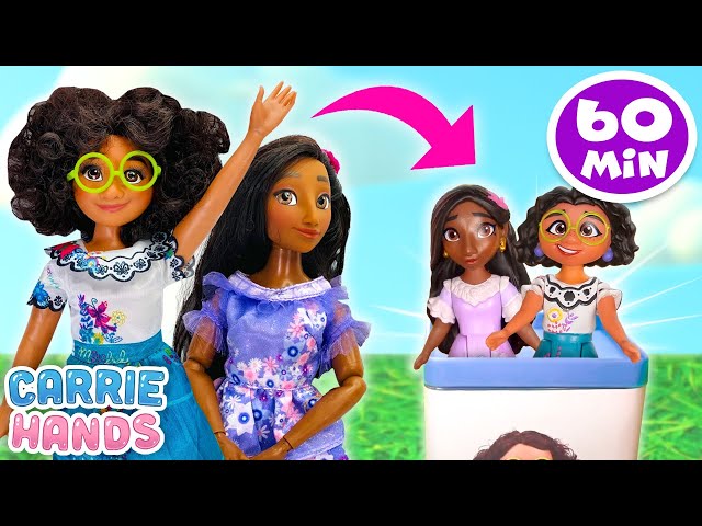 Disney Encanto Packs For Vacation, Make School Lunch & Transform Into Tiny Dolls | Fun Compilation
