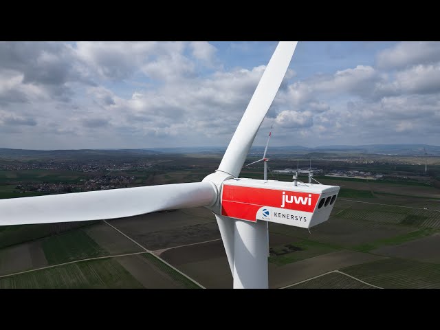 Windpark Gau-Bickelheim - Enercon E-160 EP5 E3 in Betrieb, Demontage Kenersys K110