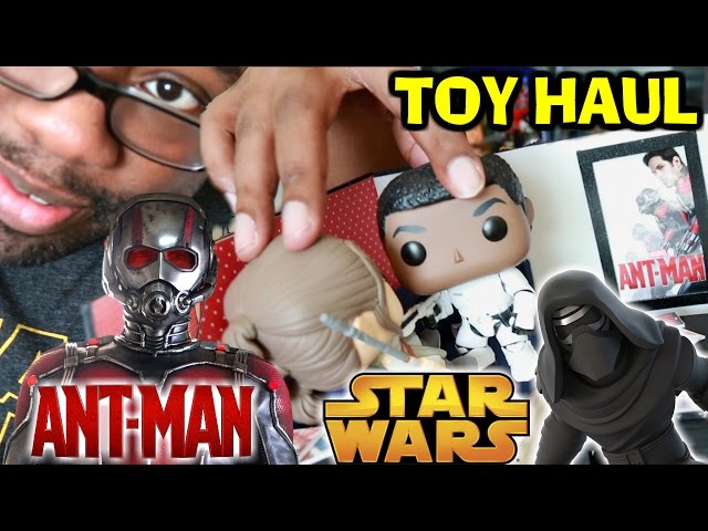 STAR WARS MEETS ANT-MAN?? Force Awakens & Marvel Haul : Black Nerd