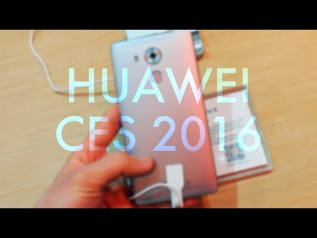 Huawei Mate 8, Honor 5X and MediaPad M2 10 at CES 2016