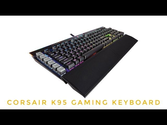 Corsair K95 ► Mechanical Gaming Keyboard ◄ RGB Platinum Cherry MX Speed LED Backlit