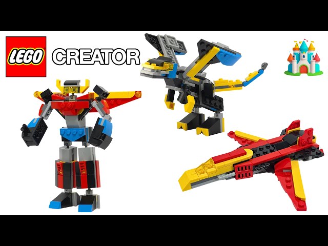 LEGO Creator 3in1 Super Robot, Dragon and Jet - Speed Build (31124)