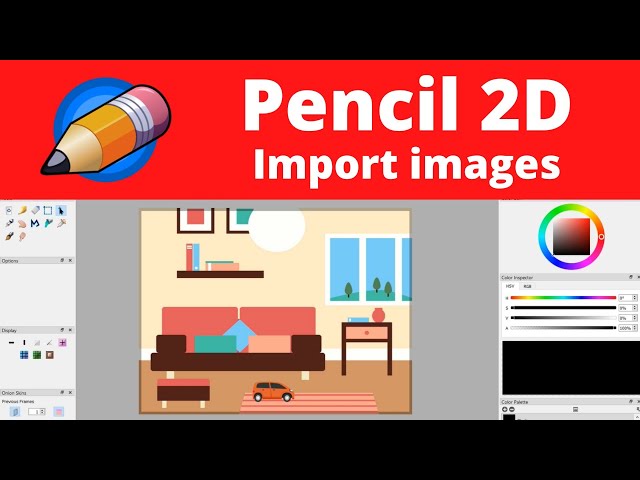 Pencil 2D import images