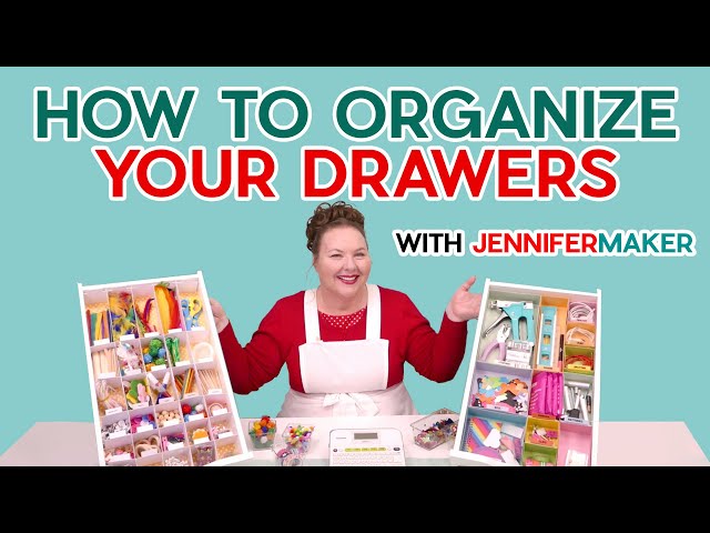 How to Organize Your Drawers -- Office & Craft Supplies, Junk Drawers, & Other Little Stuff