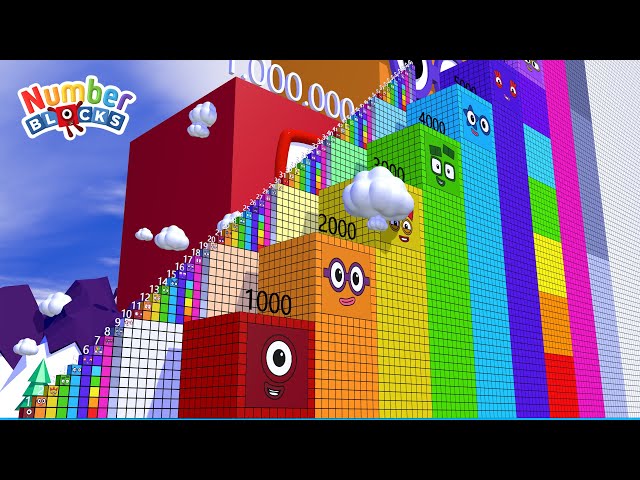 Looking for Numberblocks Puzzle Step Squad 60 to 20,000 to 20,000,000 MILLION BIGGEST!