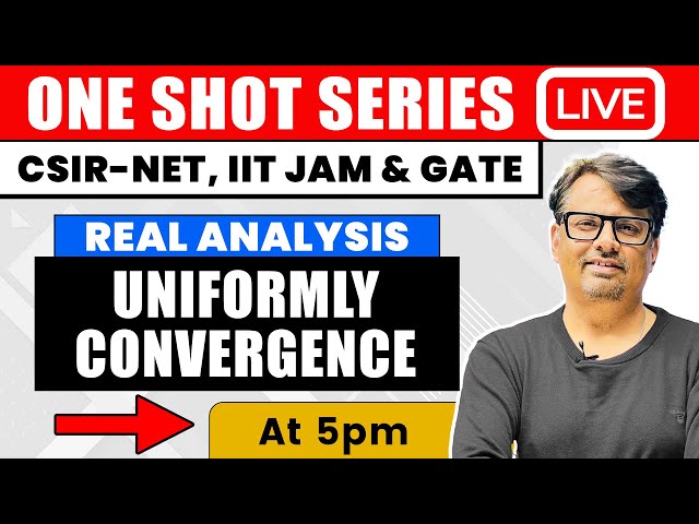 Real Analysis | Uniformly Convergence in One Shot by GP Sir