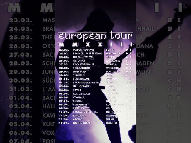 UADA - Crepuscule Europa Spring Tour 2023 (Official Short)