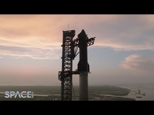 See SpaceX Starship ahead of first space launch attempt in amazing aerial views