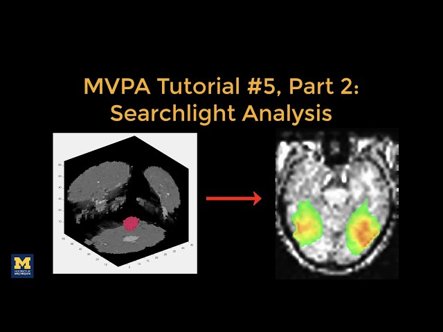 MVPA Tutorial #5: Part 2: Searchlight Analysis