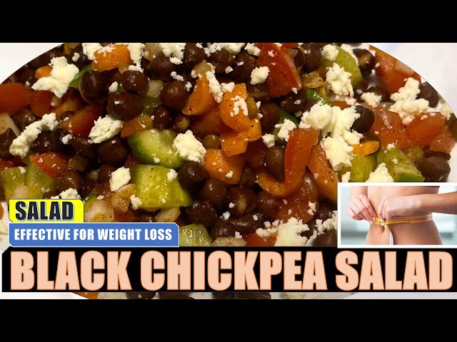 Black Chickpea Salad 🫛🫛 - Kala Chana - Rich in Fiber & Protein - Effective for Weight Loss