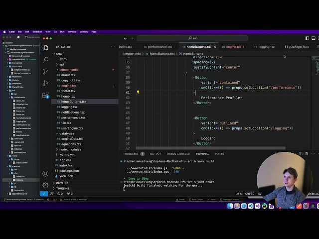 Software Engineer Daily Standup - How to use React and esbuild in .NET Web App @StephenSamuelsen