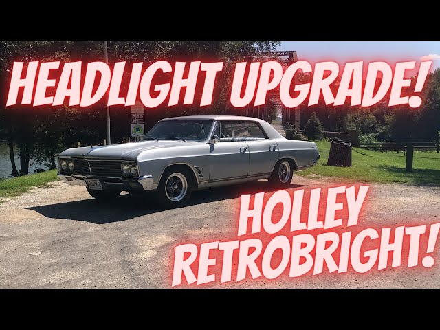1966 Buick Skylark Holley RetroBright Headlight Upgrade!