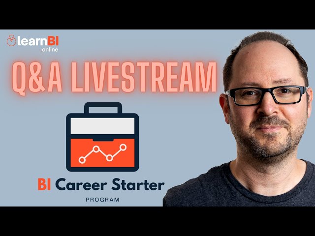 Q&A Livestream - NEW ⭐️BI CAREER STARTER PROGRAM⭐️