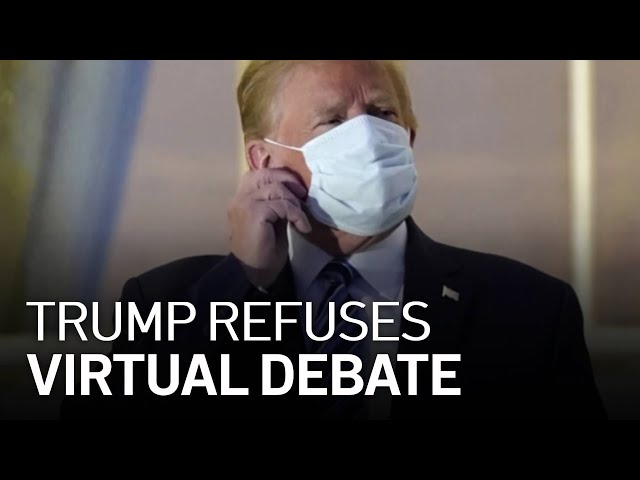President Says He's Ready to Hit Campaign Trail, Refuses Virtual Debate